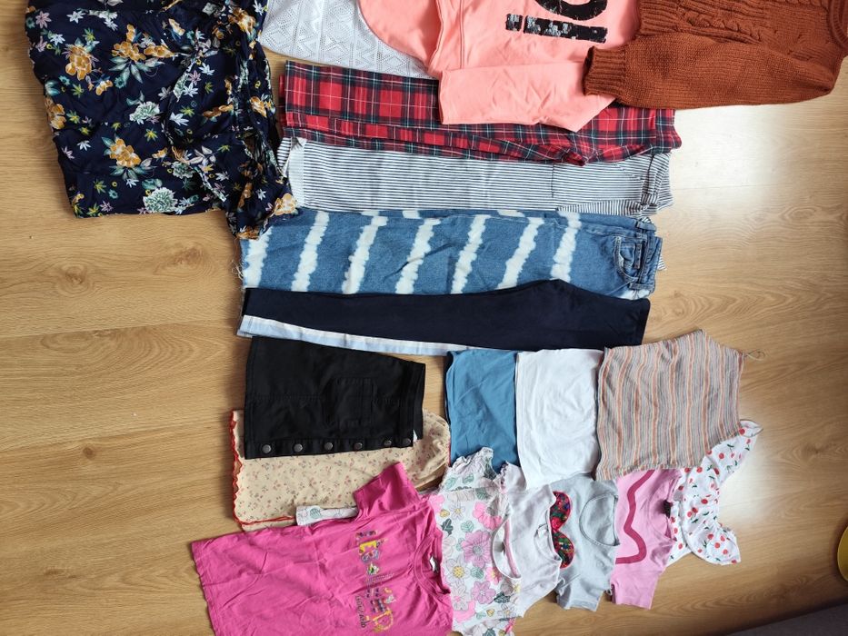 Ubrania dla dziewczynki 140/148