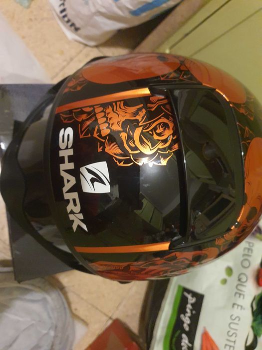Espectacular Capacete Shark Sanctus tamanho S