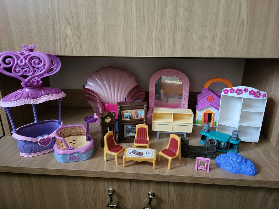 Zabawki dla dziewczynki. Mebelki dla lalek Barbie, Pet Shop i inne ODDAM