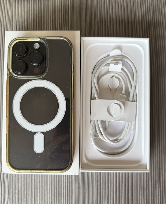 Iphone 16 pro Titânio preto - IMPECÁVEL / GARANTIA / CAIXA