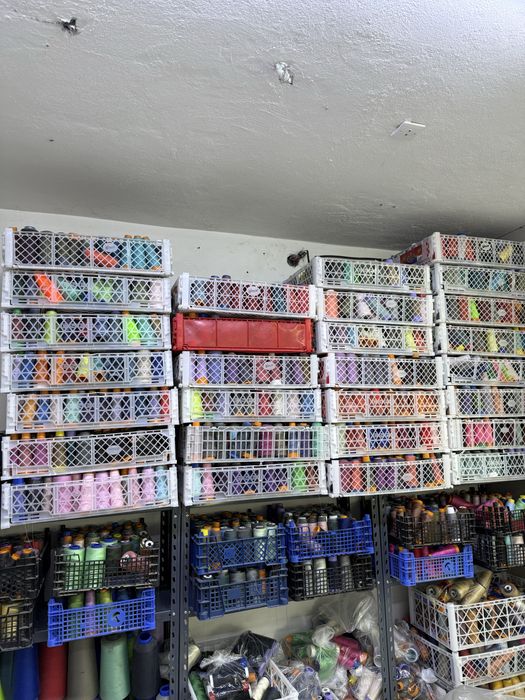 caixas de linhas de diferentes cores