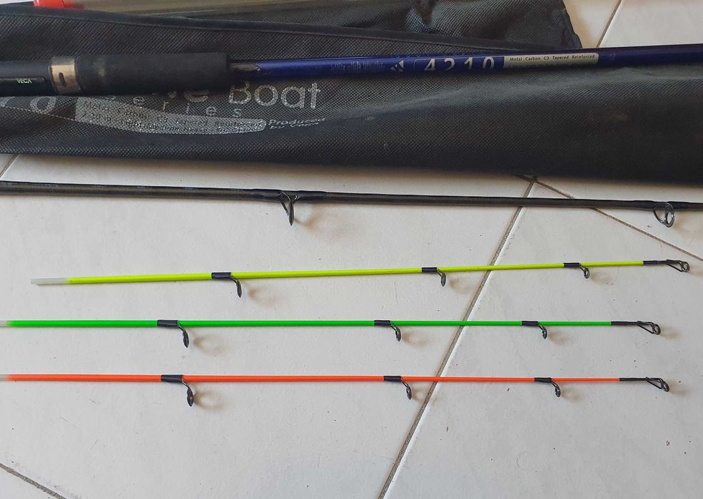 Cana de Pesca Vega Marine Boat 4210, tripartida, de 3 ponteiras, 2.10m