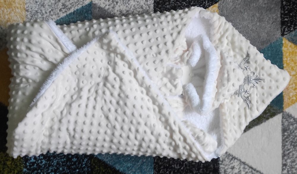 Теплий, плюшевий набір на виписку малюка. Зима/весна