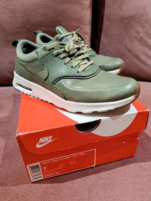 Zielone skórzane adidasy Nike Air Max38