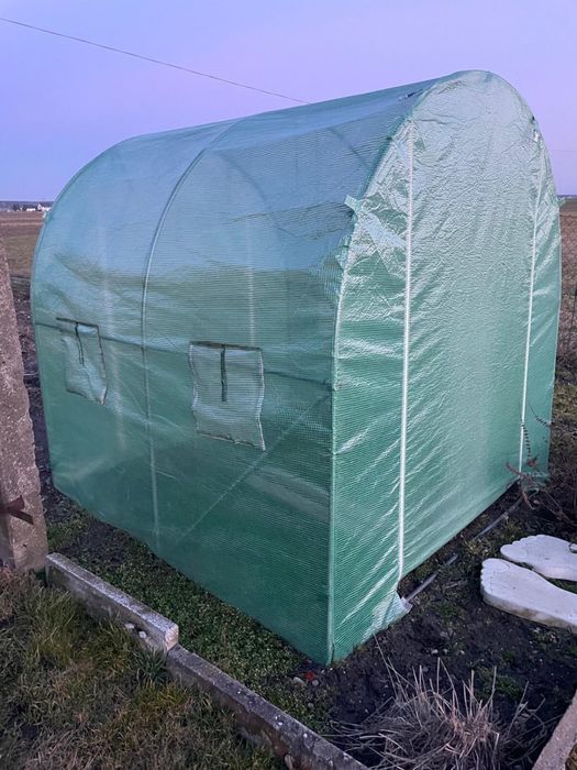 Tunel foliowy, folia na pomidory 2m x 2m