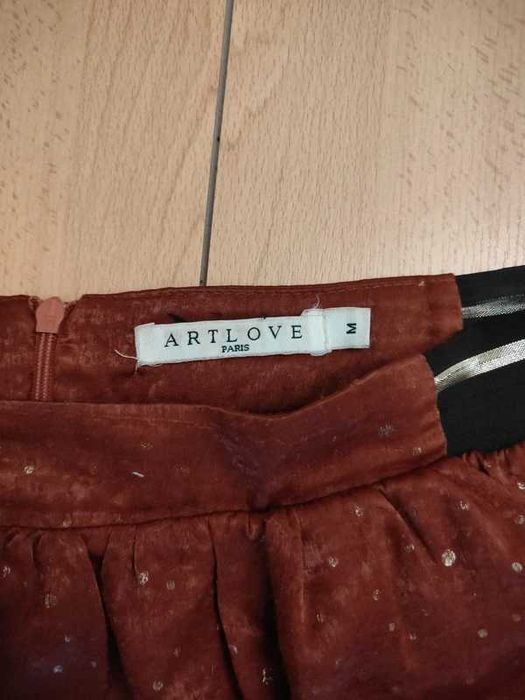 minissaia cor de ferrugem da marca Artlove