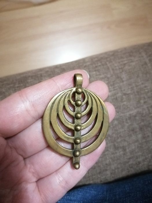 Магический кулон Матрица подвеска из латуни