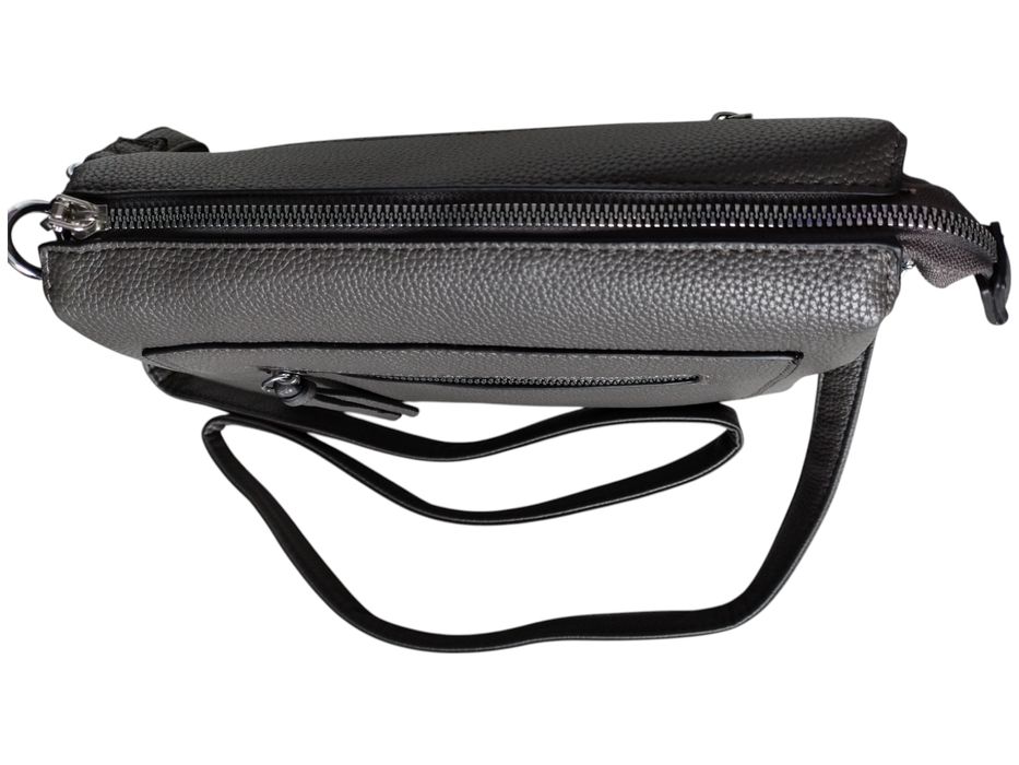 Miejska Mała Listonoszka Na Ramię, Torebka Damska, Kolor Szary