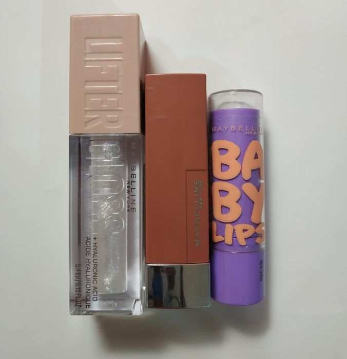 Блиск, помада та бальзам для губ MAYBELLINE