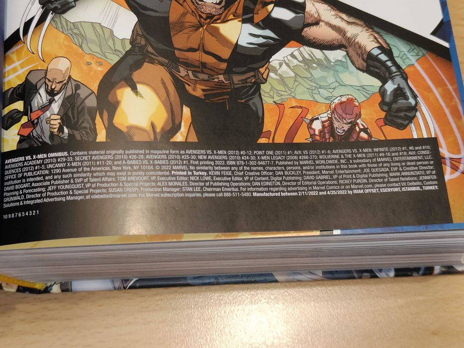 Avengers Vs X-Men Omnibus HC Capt America Wolverine DM Var