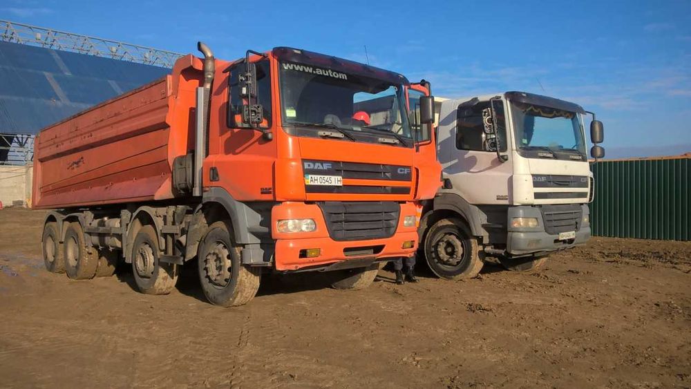 Аренда Услуги самосвал ДАФ 30 т, Краз, экскаватор, погрузчик, бульдоз