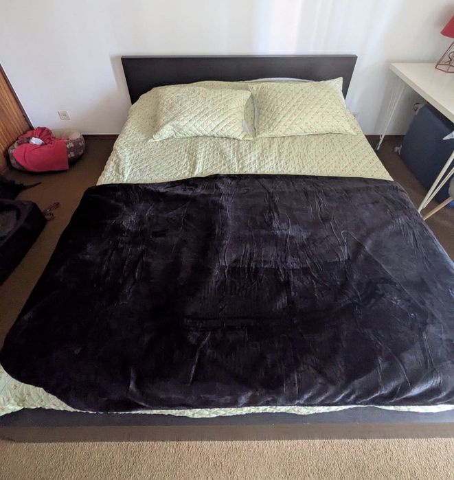 Cama Casal com estrado e colchão