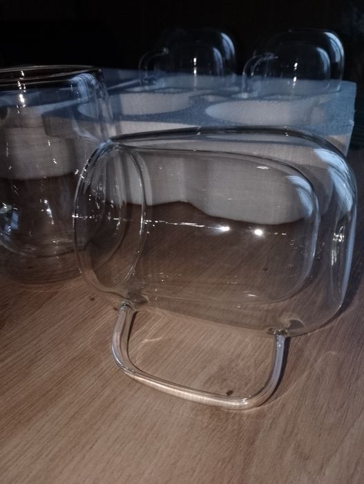 Szklanki termiczne z podwjną ścianą nowe