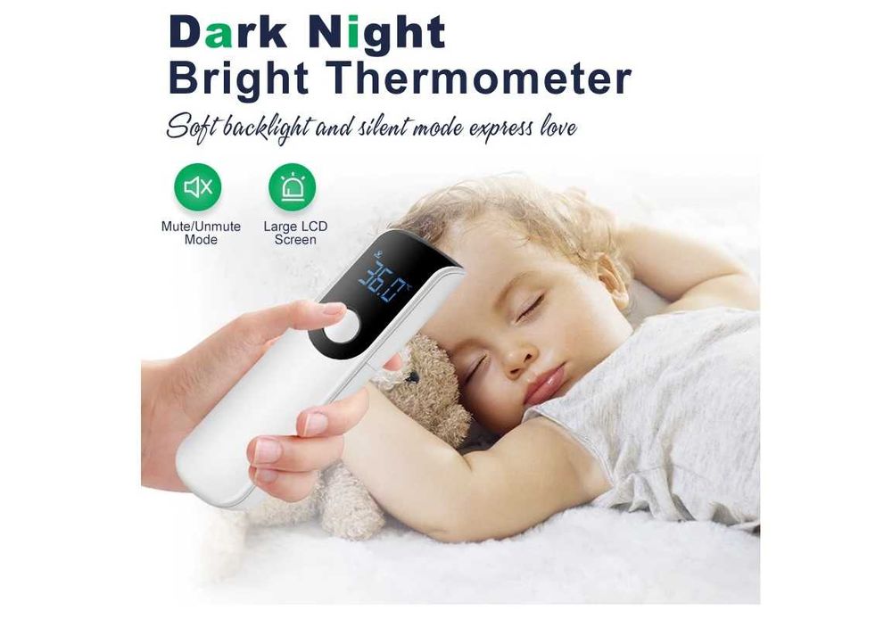 profesjonalny termometr medyczny bezdotykowy /nowy/biały