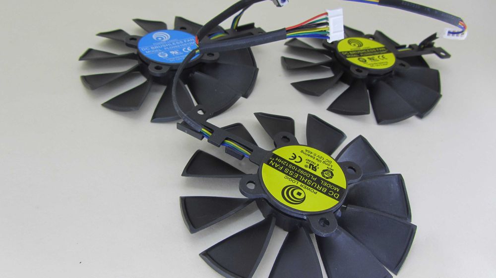 вентилятор кулер GTX Geforce 1070 1070Ti 1080 1080Ti 1060 Asus Strix
