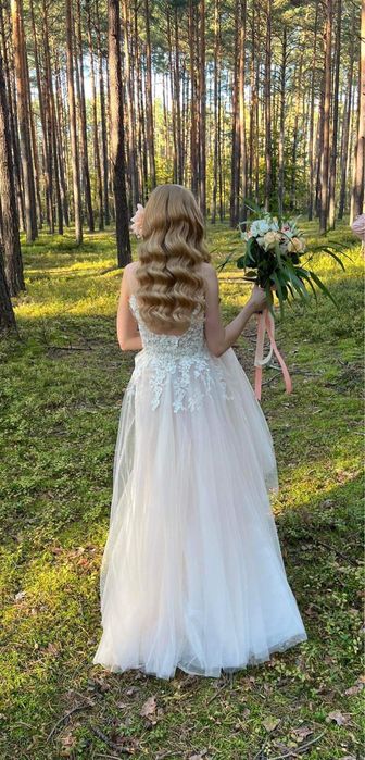 Suknia ślubna Monika Jankovska rozmiar XS 34 S 36