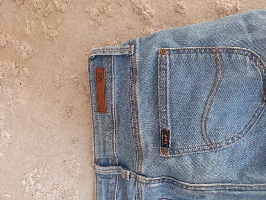 Spodnie jeansowe jeansy skinny XS Lee oryginalne