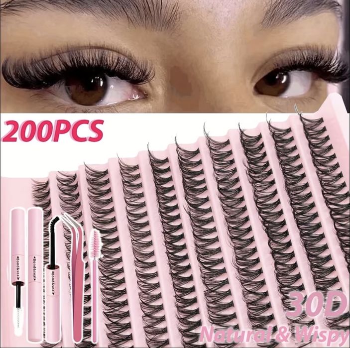 Набір накладних вій 30D