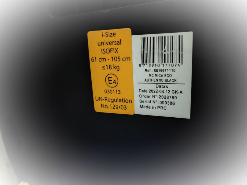 Cadeira Auto Maxi-Cosi Mica