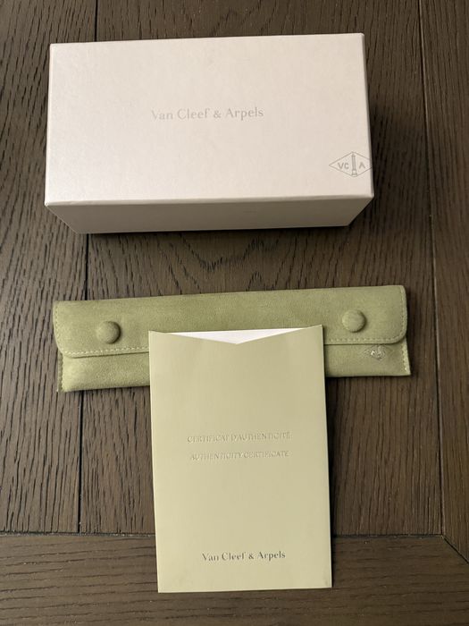 Van Cleef zielony łańcuszek 20 koniczynek i bransoletka
