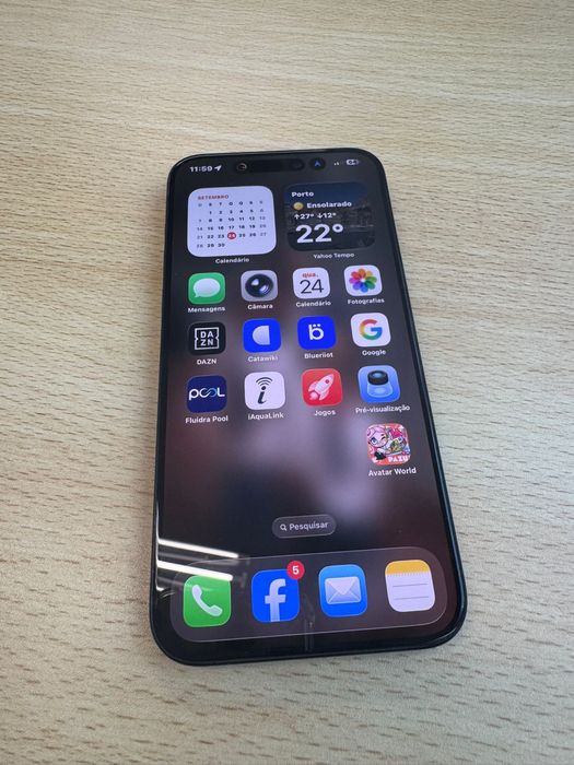 iPhone 15 Pro Max APPLE (6,7'' - 256 GB - Azul Titânio)