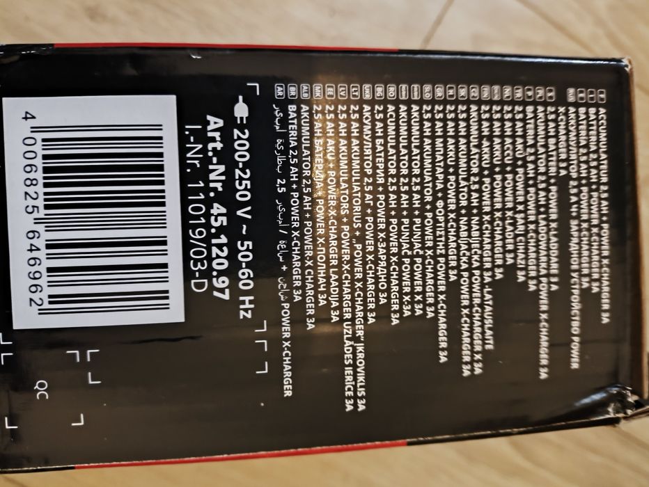 Аккумулятор 25 год Parkside 2 ah, Einhell 2,5 ah