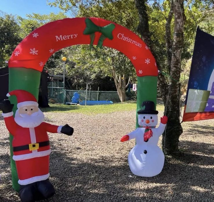 Entrada de natal insuflavel