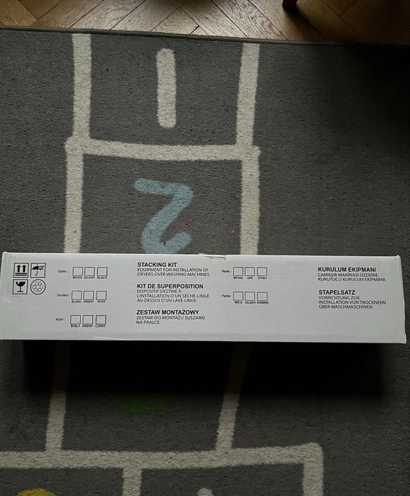 Lącznik pralki z suszarka. Beko slim manhattan gray