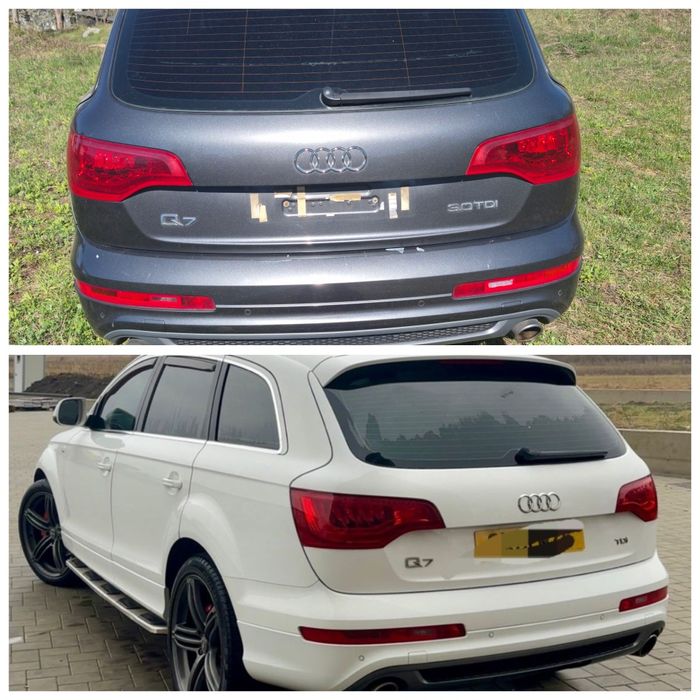 Кришка кляпа ляда багажника багажник ауді ауди кю7 4L  audi Q7 4L рест
