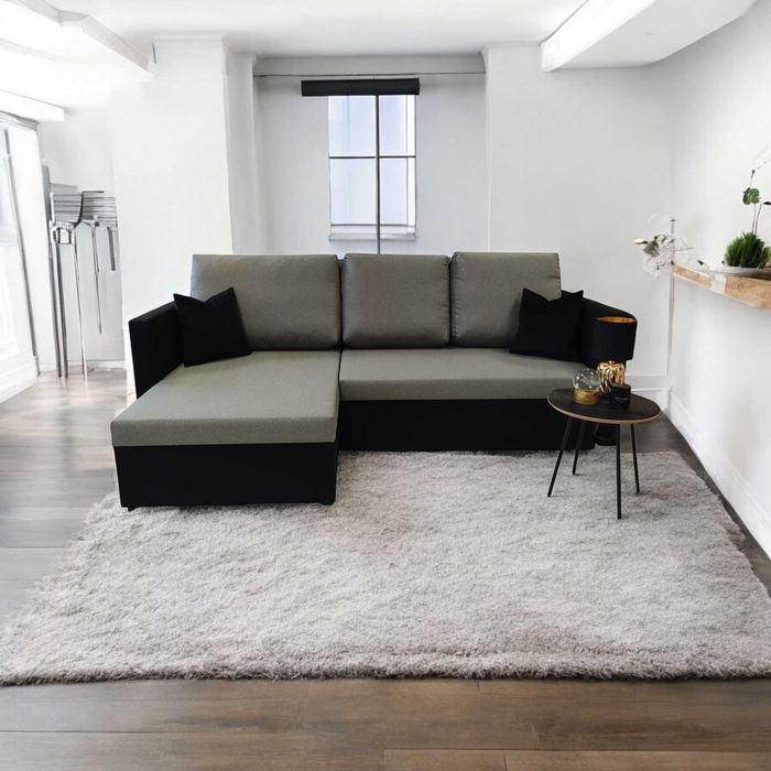 Rogówka narożnik Ateny funkcja spania pojemnik DARMOWA DOSTAWA