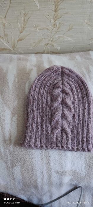 Пуховая шапочка. Новая.