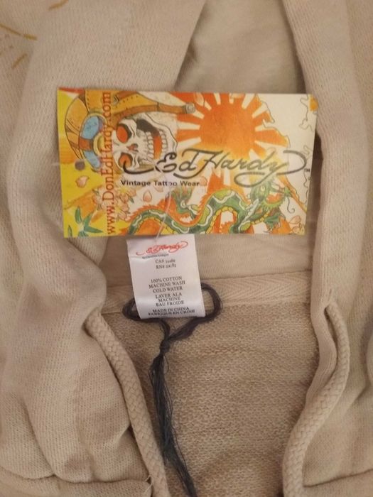 Худи Don ED Hardy, большой размер, унисекс