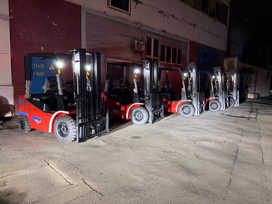 Новий Li-Ion вилковий навантажувач 2.5т/3.6м, кліренс 15см, 80V/280Ah