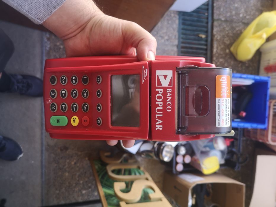 Terminal de pagamento para colecionadores