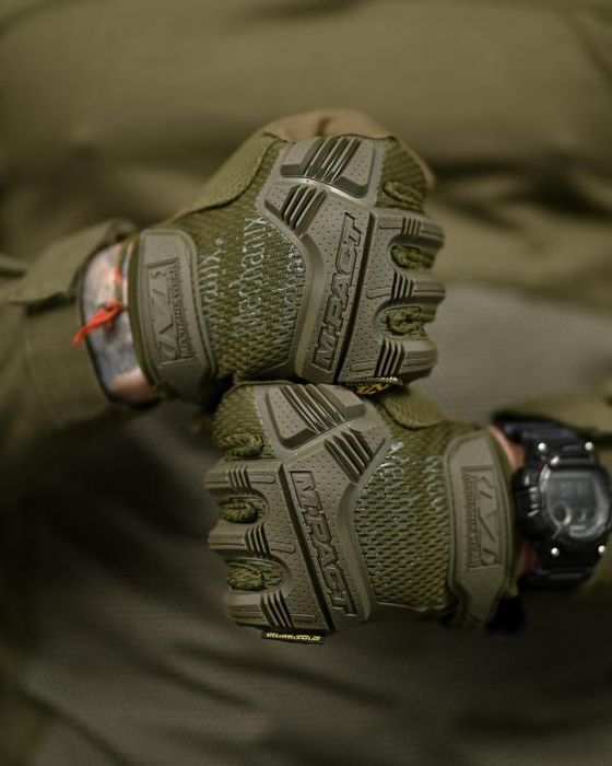 Тактичні рукавички Mechanix M-Pact + ремінь 5.11 Multicam Tactical Belt ЗСУ
