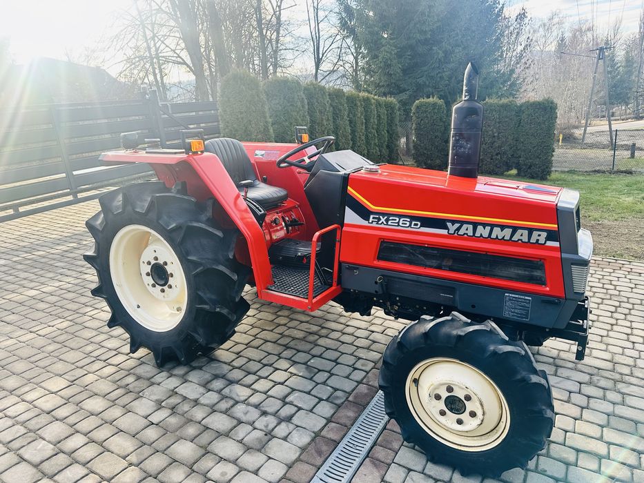 Traktor Yanmar FX 26 wspomaganie kierownicy 4 cylindry 4x4 orginał