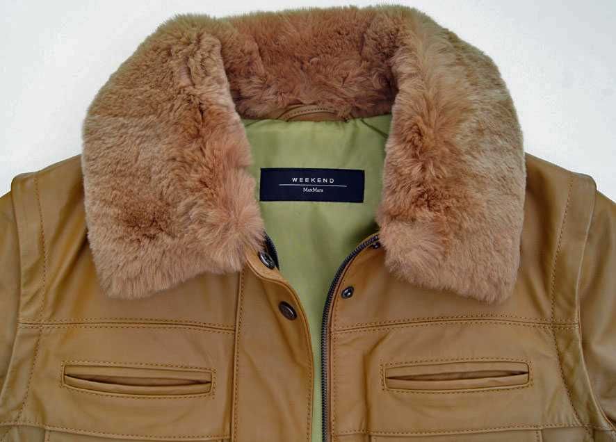 Nowa skórzana kurtka Max Mara
