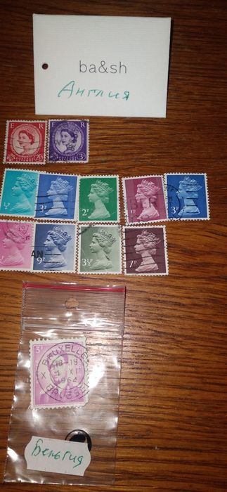 Марки почтовые разных стран