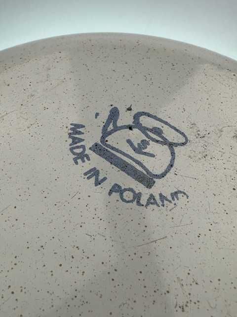 Miski emaliowane PRL 2 szt śred 20 cm