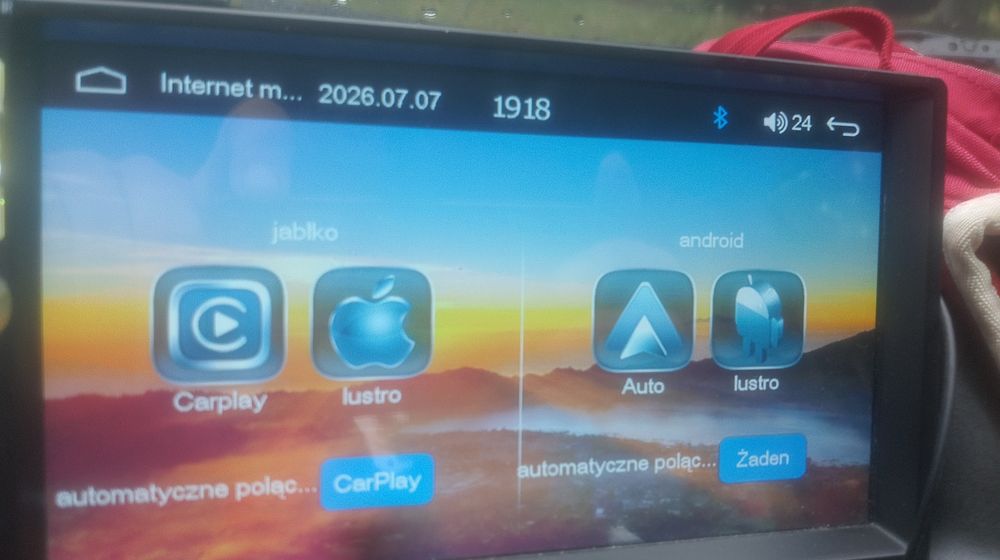 Radio samochodowe Android auto, CarPlay, Bluetooth, USB, AUX, + kamera