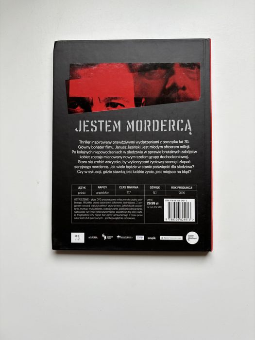 Film DVD Jestem Mordercą