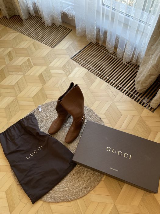 Сапоги Gucci (оригинал) кожа