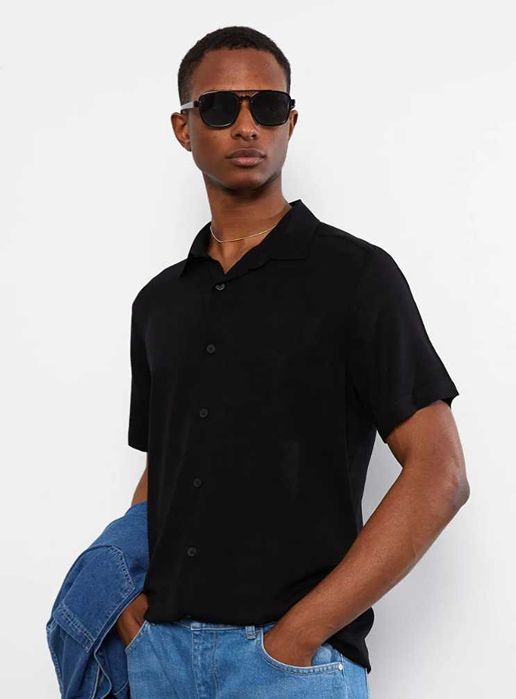 Koszula męska gabardynowa LC Waikiki regular rozmiar L