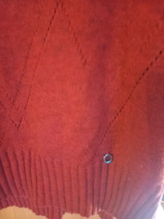 Czerwony golf damski S/M