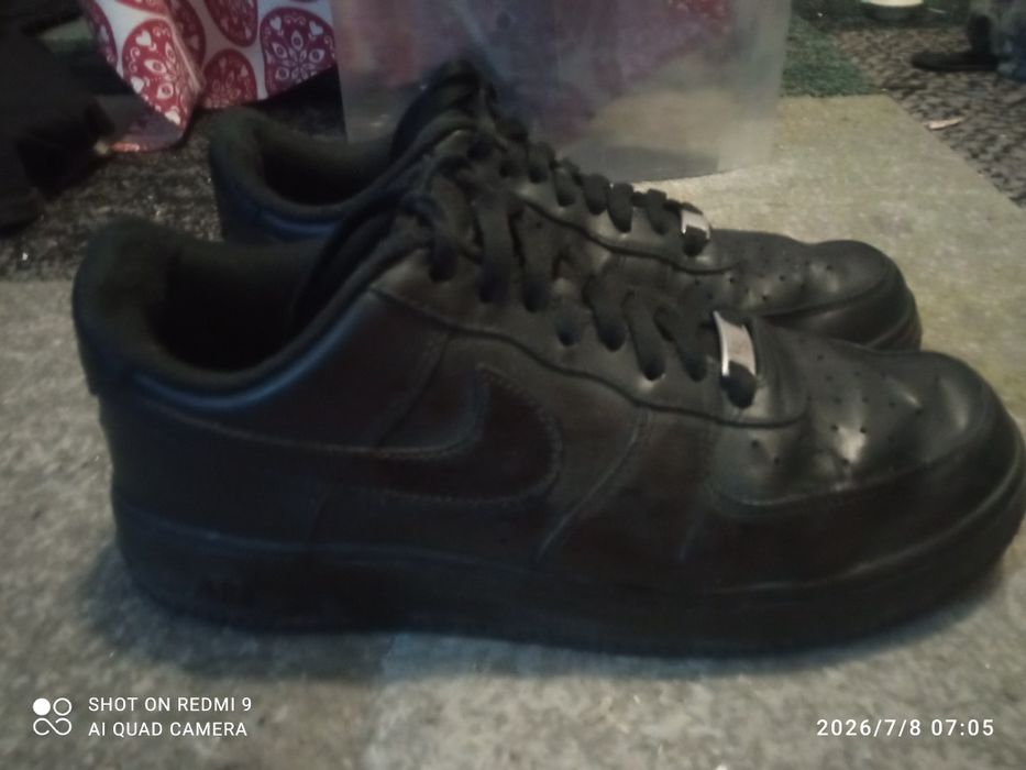 Nike Air Force One NIKE AIR FORCE 1 '07 Black 42,5
