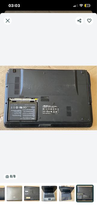 ASUS /HP   Lote 3” Portáteis