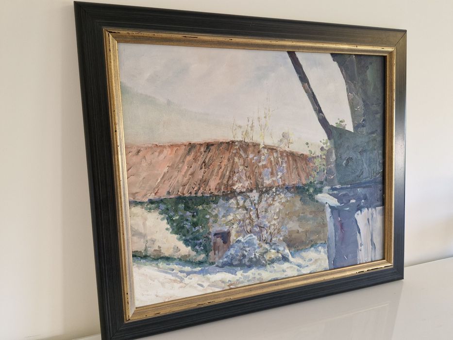 Pintura a óleo .