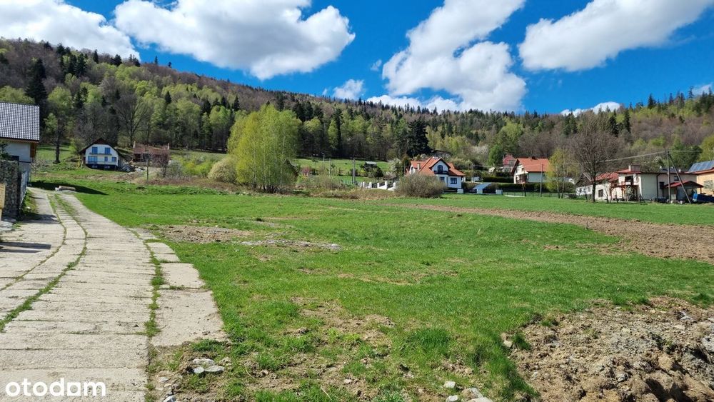 Działka budowlana w Beskidach. Media, dojazd, widoki, natura - Widok 6