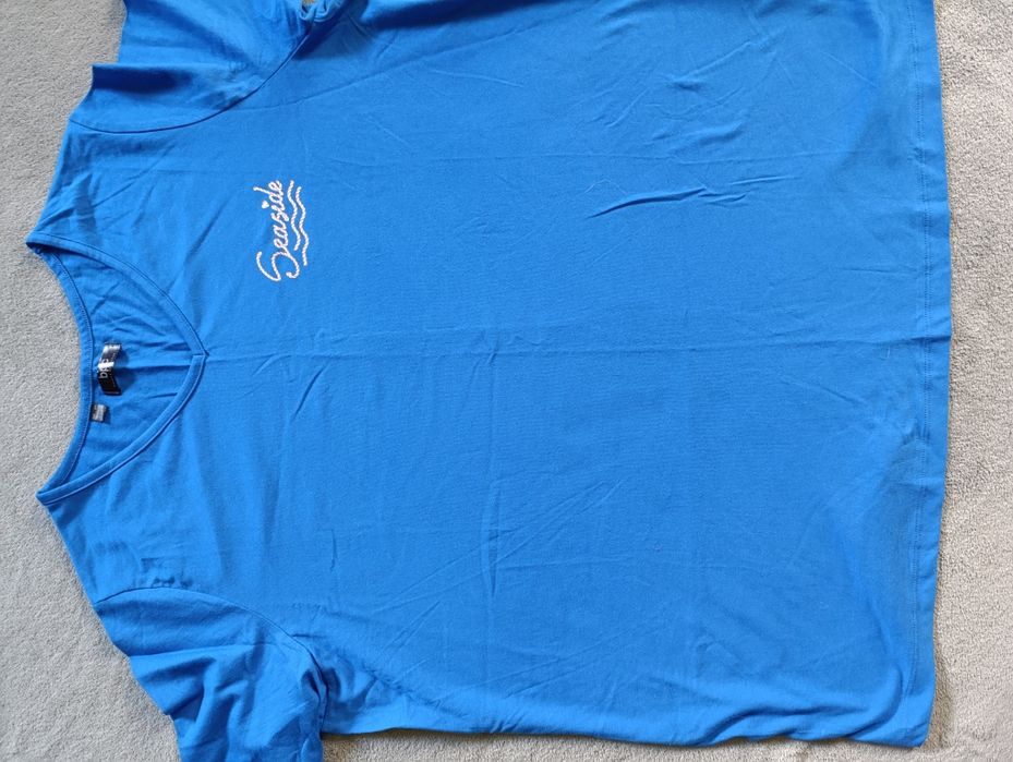 Chabrowy t-shirt firmy Bonprix rozm. 48-50