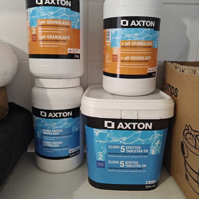 Cloro Pastilhas, PH+, PH-, Cloro Granulado